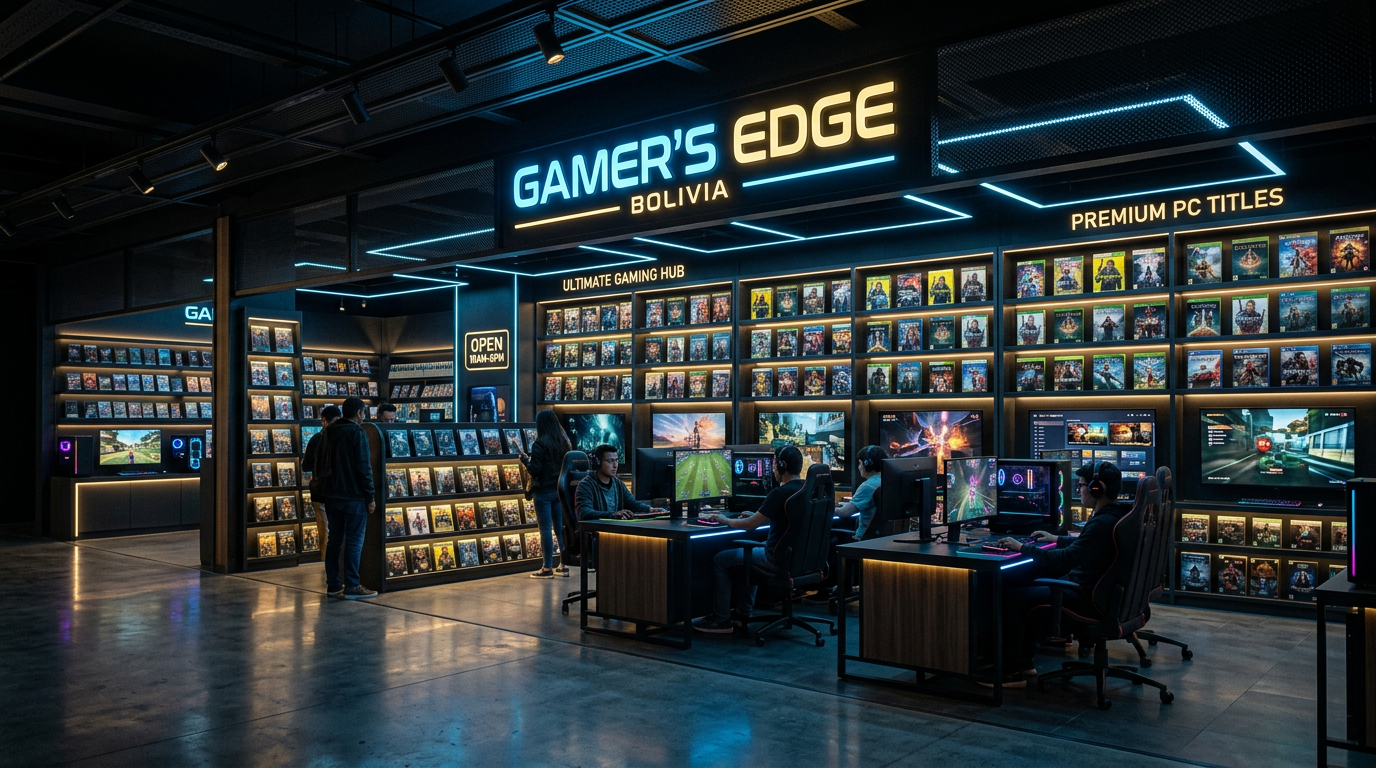 Tienda de videojuegos Qervali Bolivia